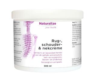 Natusor Naturalize Rug-, schouder- & nekcrème 500ML