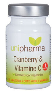 Unipharma Cranberry & Vitamine C 90TB Unipharma Cranberry & Vitamine C 90TB