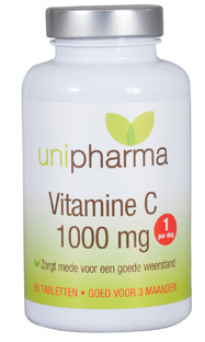 Unipharma Vitamine C 1000mg Tabletten 90TB