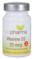 Unipharma Vitamine D3 25mcg Capsules 180CP