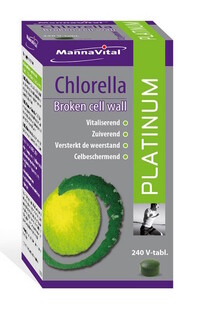 MannaVital Chlorella Platinum Tabletten 240VTB MannaVital Chlorella Platinum Tabletten 240VTB