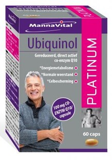 MannaVital Ubiquinol Platinum Capsules 60CP MannaVital Ubiquinol Platinum Capsules 60CP