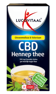 Lucovitaal Hennep CBD Thee 20ST Lucovitaal Hennep CBD Thee 20ST