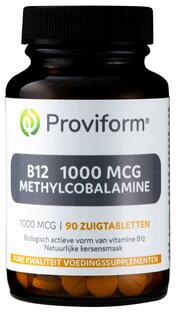 Proviform B12 1000mcg Methylcobalamine Zuigtabletten 90TB