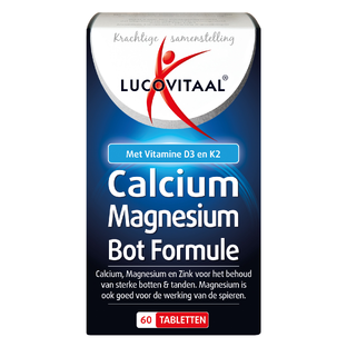 Lucovitaal Calcium Magnesium Bot Formule Tabletten 60TB Lucovitaal Calcium Magnesium Bot Formule Tabletten 60TB