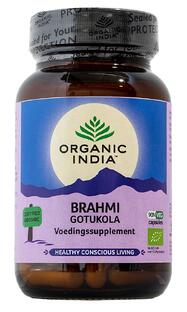 Organic India Brahmi Gotukola Capsules 90CP