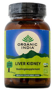 Organic India Liver Kidney Capsules 90CP