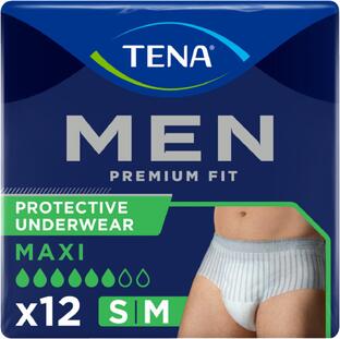 TENA Men Premium Fit Pants Level 4 S/M 12ST