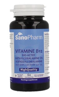 Sanopharm Vitamine B12 Bio-Actief Zuigtabletten 60ZTB