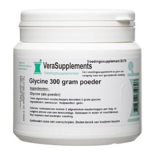 VeraSupplements Glycine Poeder 300GR VeraSupplements Glycine Poeder 300GR