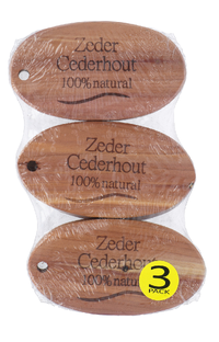 Beautylin Anti-Mot Cederhouten Blok Ovaal 3ST Beautylin Anti-Mot Cederhouten Blok Ovaal 3ST