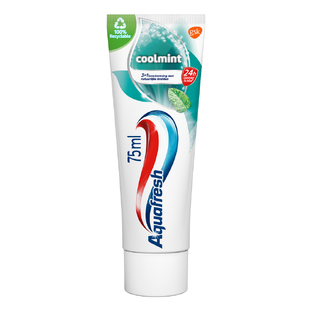 De Online Drogist Aquafresh Cool Mint Tandpasta - voor gezonde tanden 75ML aanbieding