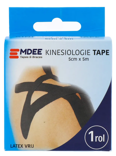 Emdee Kinesiologie Tape Black 1ST 