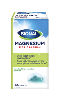 Bional Magnesium Met Calcium Capsules 40CP