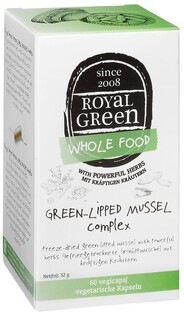Royal Green Groenlipmossel Complex Capsules 60CP Royal Green Groenlipmossel Complex Capsules 60CP