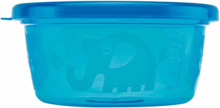 Nuby Bakje Met Deksel 6ST Nuby Bakje Met Deksel 6ST