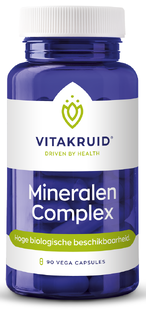Vitakruid Mineralen Complex met 12 verschillende mineralen 90CP Vitakruid Mineralen Complex met 12 verschillende mineralen 90CP