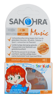 Sanohra Oordopjes Muziek Kinderen 1PR Sanohra Oordopjes Muziek Kinderen 1PR