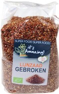 Its Amazing Lijnzaad Gebroken 400GR Its Amazing Lijnzaad Gebroken 400GR