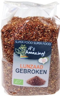 Its Amazing Lijnzaad Gebroken 400GR  Its Amazing Lijnzaad Gebroken 400GR