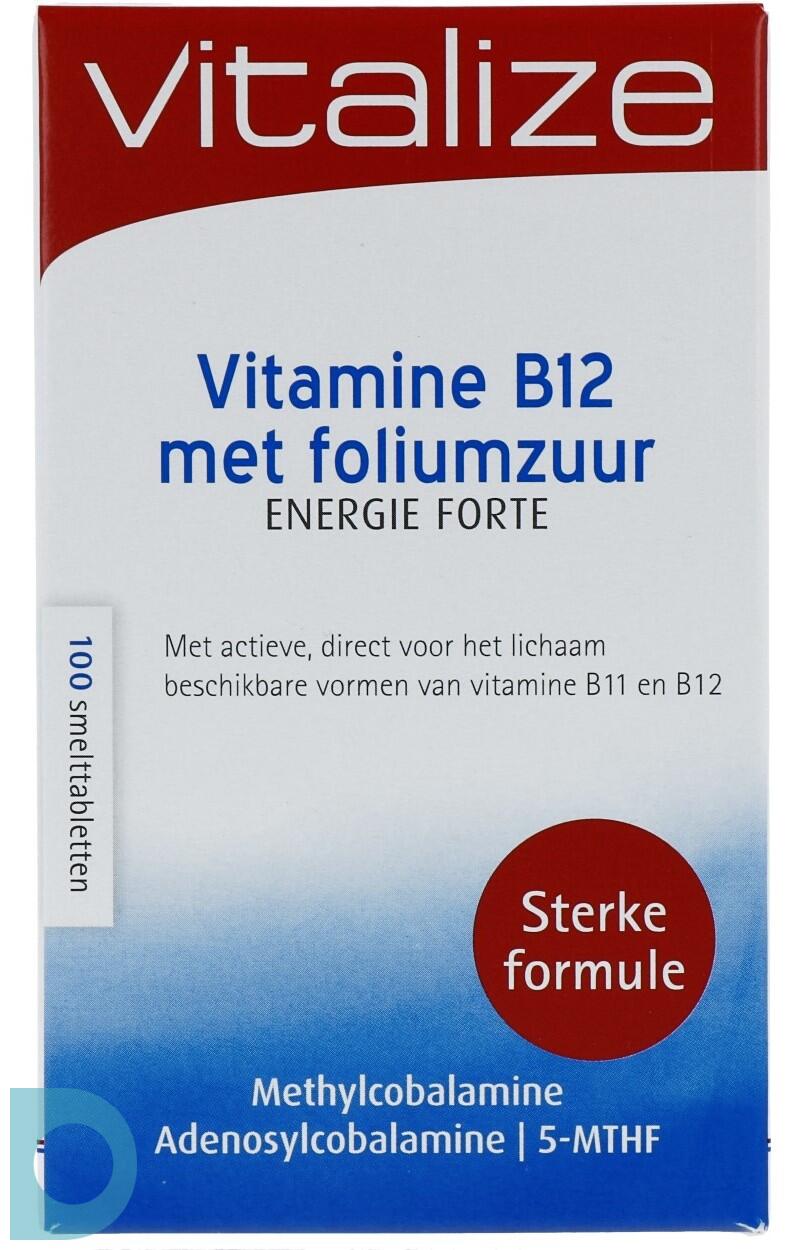 Oproepen ochtendgloren cijfer Vitalize Vitamine B12 Energie Forte Smelttabletten