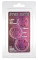 Eros Stay Hard Cock Rings Pink 3ST