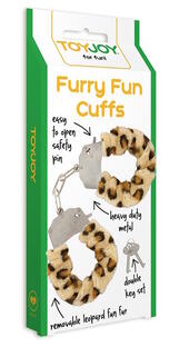 Eros Furry Fun Cuffs Handboeien Leopard 1ST