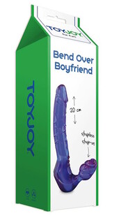 Toyjoy Strapless Stran-on Bend Over Boyfriend Purple 1ST Toyjoy Strapless Stran-on Bend Over Boyfriend Purple 1ST