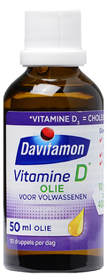 De Online Drogist Davitamon Vitamine D Olie Volwassenen 50ML aanbieding