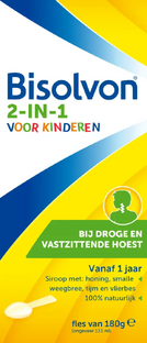 Bisolvon 2-in-1 Voor Kinderen 180GR Bisolvon 2-in-1 Voor Kinderen 180GR