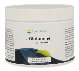 Springfield L-Glutamine Poeder 250GR Springfield L-Glutamine Poeder 250GR