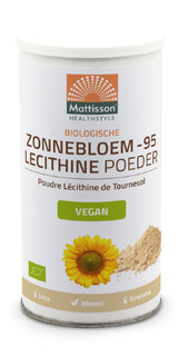 Mattisson HealthStyle Zonnebloem Lecithine Poeder 180GR Mattisson HealthStyle Zonnebloem Lecithine Poeder 180GR