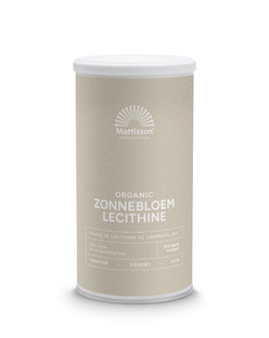 Mattisson HealthStyle Zonnebloem Lecithine Poeder 180GR Mattisson HealthStyle Zonnebloem Lecithine Poeder 180GR