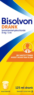 Bisolvon Drank 8mg/5ml 125ML Bisolvon Drank 8mg/5ml 125ML