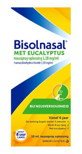 Bisolnasal Neusspray Eucalyptus 10ML Bisolnasal Neusspray Eucalyptus 10ML