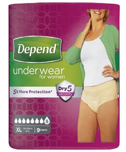 Depend Pants Comfort Protect XL 9ST