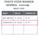 Depend Pants voor Mannen Normaal Maat L/XL 9ST Maat gids