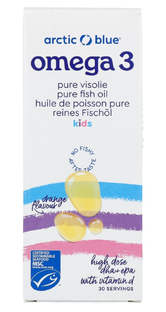 Artic Blue Arctic Blue Visolie Kids DHA en EPA met vitamine D3 -High dose 150ML