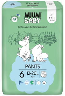 Moomin Baby Ecologische Luierbroekjes 6 Junior 36ST Moomin Baby Ecologische Luierbroekjes 6 Junior 36ST