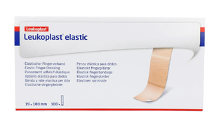 Leukoplast Elastic Vingerpleisters 19x180mm 100ST Leukoplast Elastic Vingerpleisters 19x180mm 100ST
