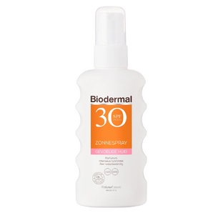 Biodermal Gevoelige Huid Zonnespray - Zonnebrand met SPF30 175ML Biodermal Gevoelige Huid Zonnespray - Zonnebrand met SPF30 175ML