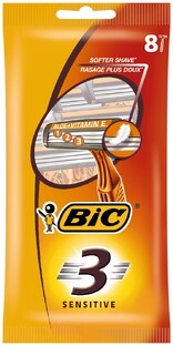 Bic 3 Sensitive Wegwerpscheermes 8ST Bic 3 Sensitive Wegwerpscheermes 8ST