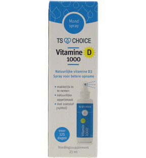 TS Choice Vitamine D 1000 Spray 25ML TS Choice Vitamine D 1000 Spray 25ML