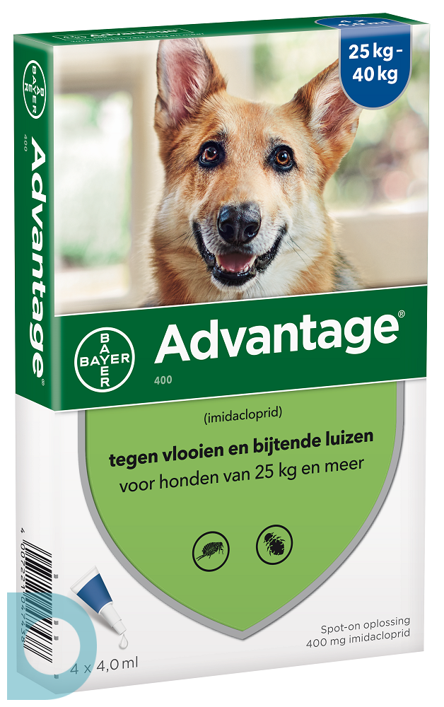 Regulatie Postcode bidden Advantage Hond 400 kopen bij De Online Drogist.