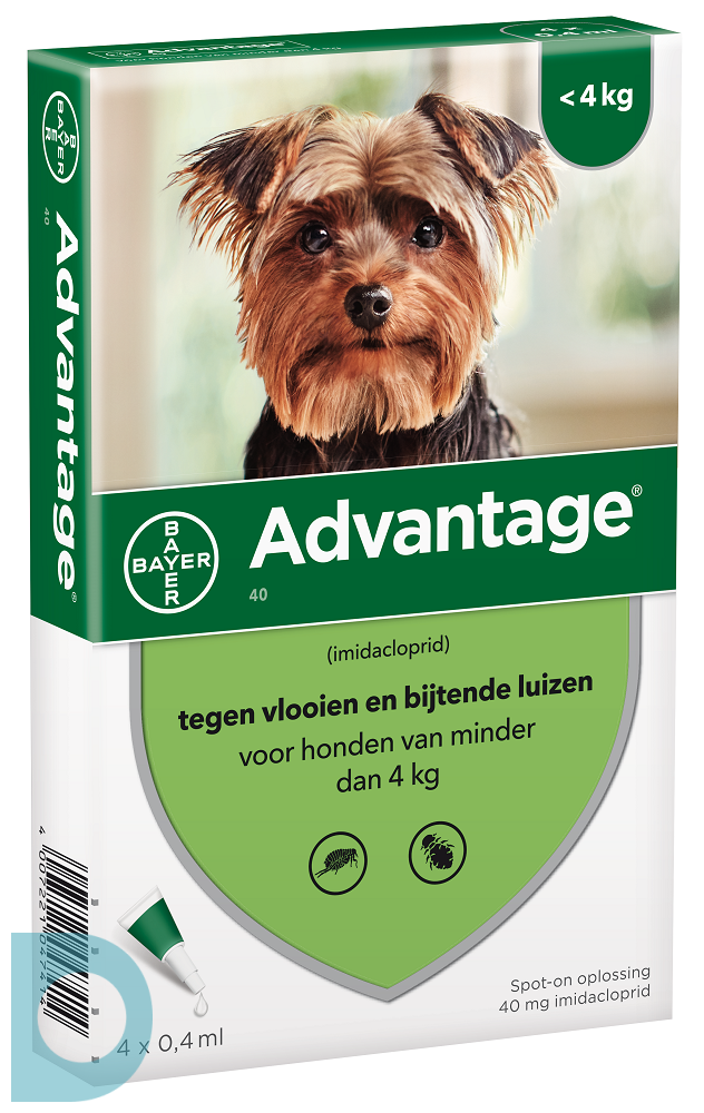 hanger Gevoelig vervorming Advantage Hond 40 kopen bij De Online Drogist.