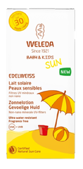 Weleda Sun Edelweiss Zonnelotion Gevoelige Huid SPF30 150ML Weleda Sun Edelweiss Zonnelotion Gevoelige Huid SPF30 150ML