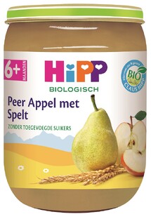 HiPP 6M+ Peer Appel met Spelt 190GR HiPP 6M+ Peer Appel met Spelt 190GR