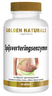 Golden Naturals Spijsverteringsenzymen Capsules 60VCP Golden Naturals Spijsverteringsenzymen Capsules 60VCP