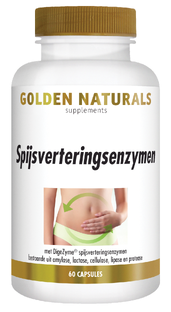 Golden Naturals Spijsverteringsenzymen Capsules 60VCP