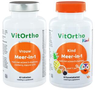 VitOrtho Meer in 1 Vrouw & Kind Tabletten 2x60TB